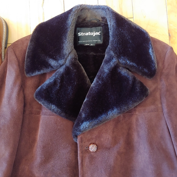 EUC! Vintage STRATOJAC SWEDE LEATHER JACKET - Picture 4 of 15